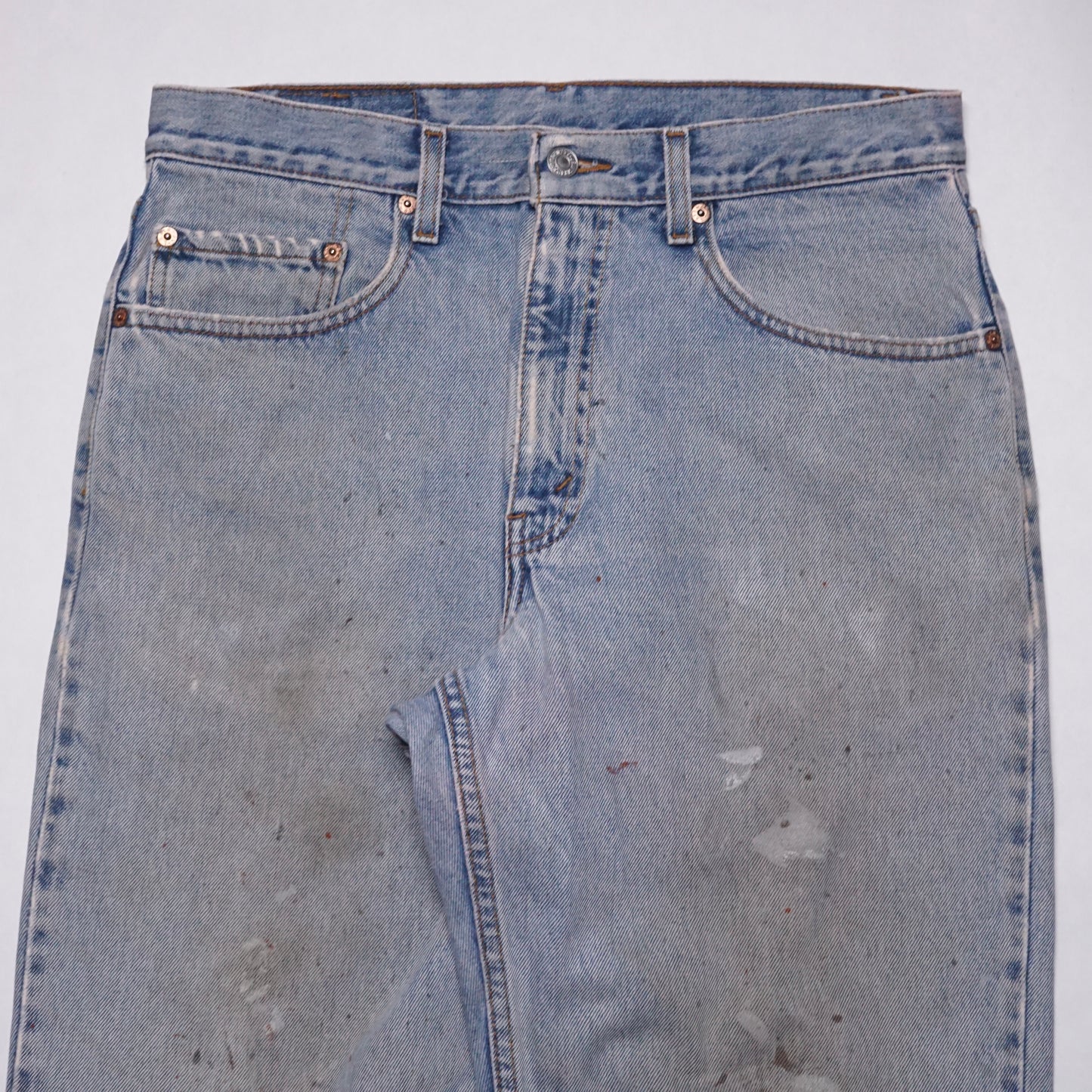 1990s Levi 550 "Oil Stains" Size: 32W/31L