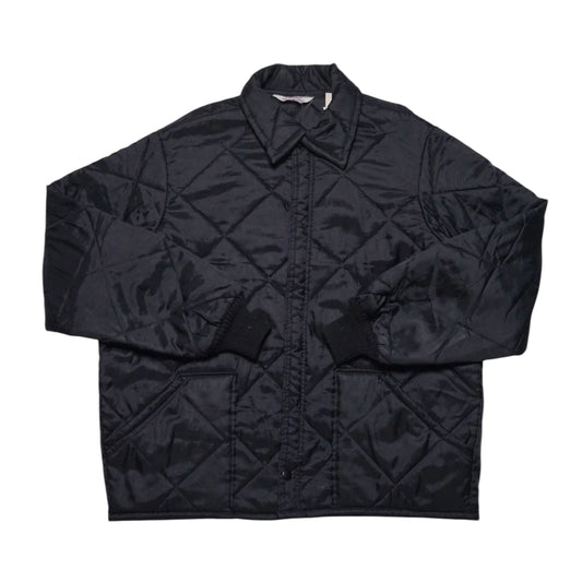 1970s Quilted Bomber Jacker “Black” Size: L