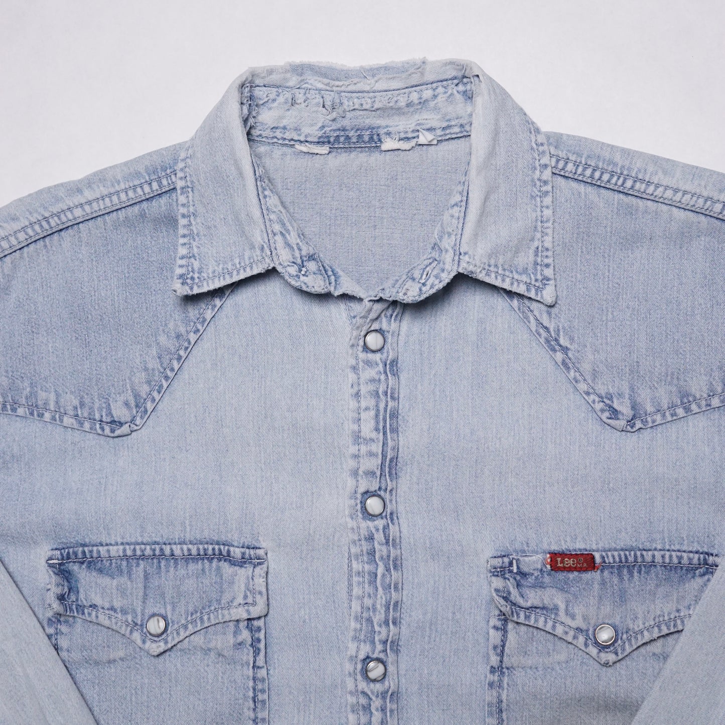 1990s Lee Pearl Snap "Denim" Size: XL