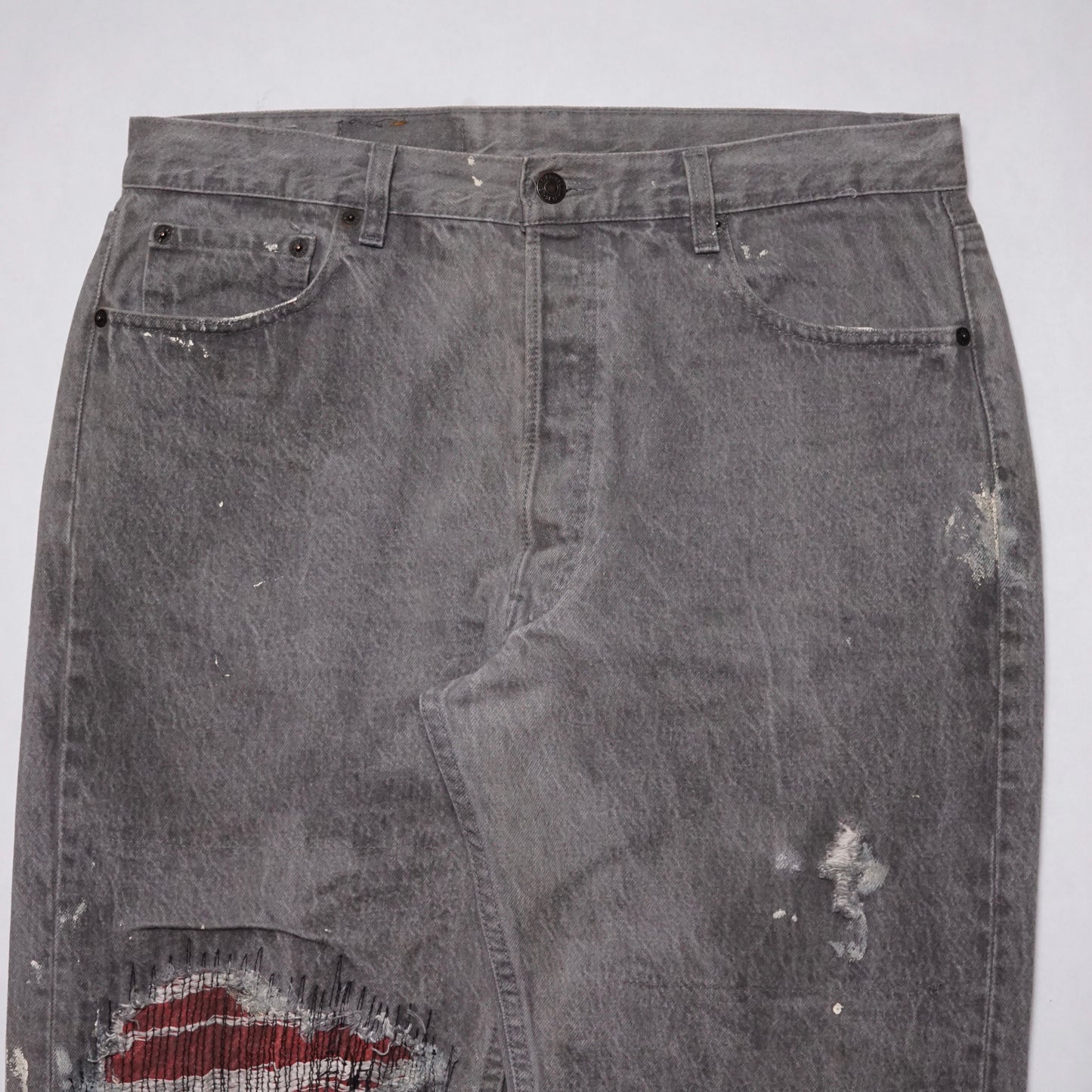 1980s Levi 501 "Repaired" Size: 35W/35L