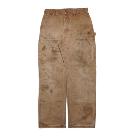 2000s Carhartt Double Knee “Oil Stains” Size: 30W/29L