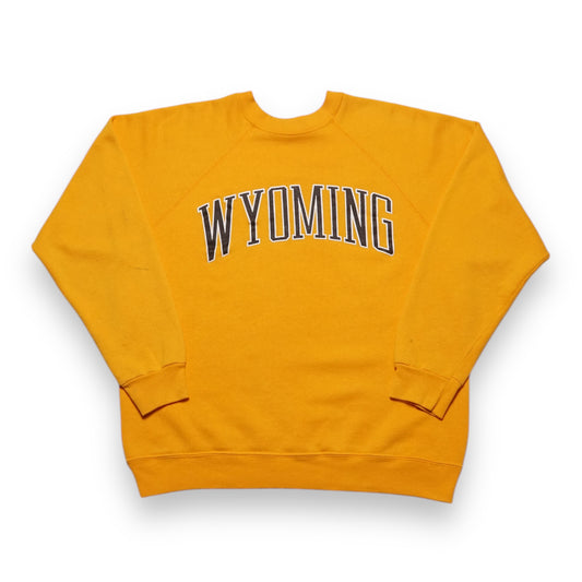 1980s Raglan Sweatshirt "Wyoming" Size: L