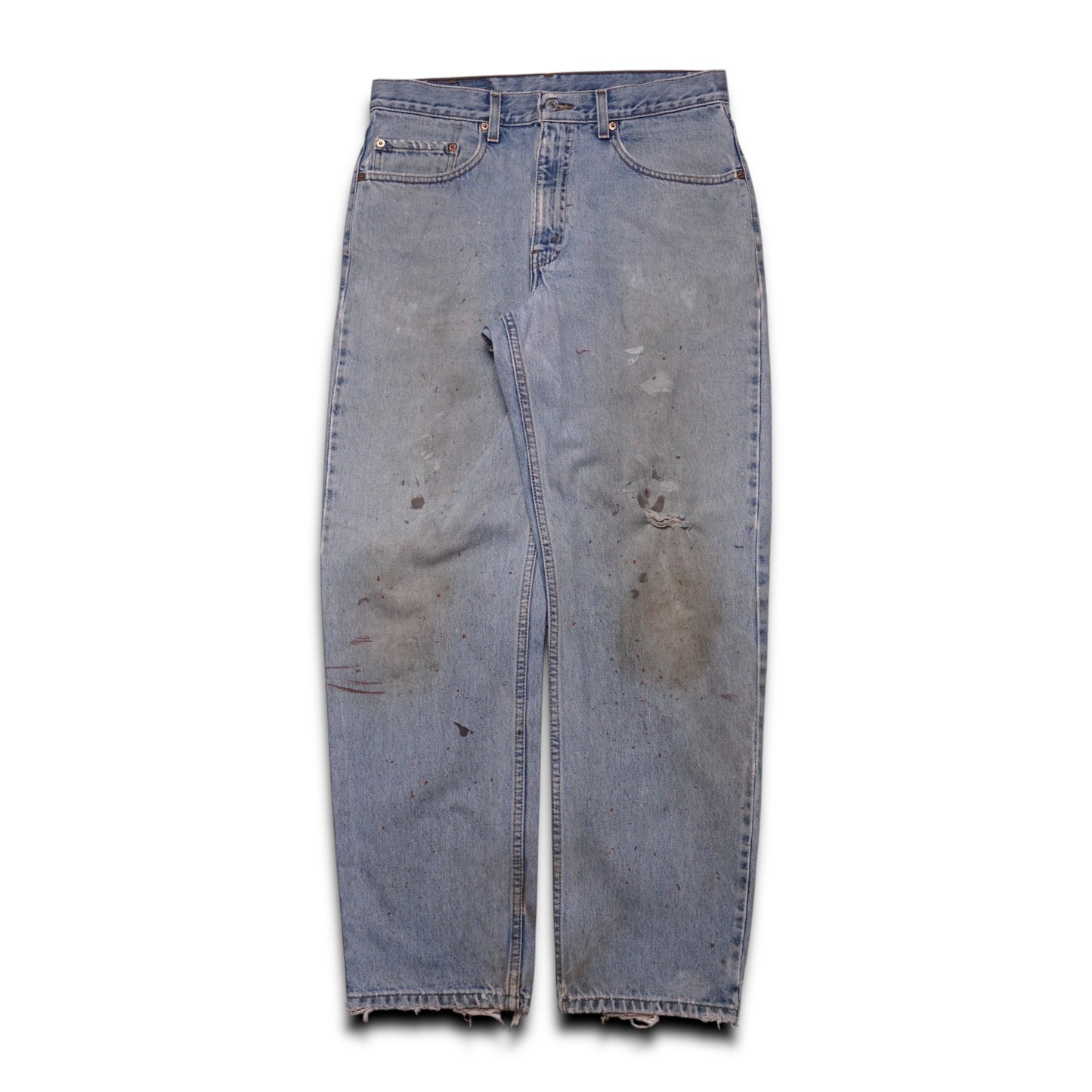 1990s Levi 550 "Oil Stains" Size: 32W/31L