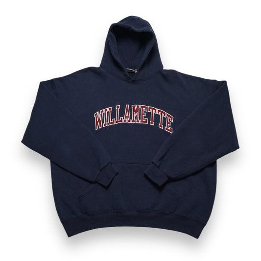 1990s Willamette Hoodie "Navy" Size: XL