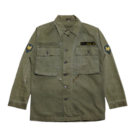 1940s Military Herringbone Twill Size: M