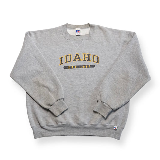 2000s Russell Athletic Sweatshirt "Idaho" Size: L/XL