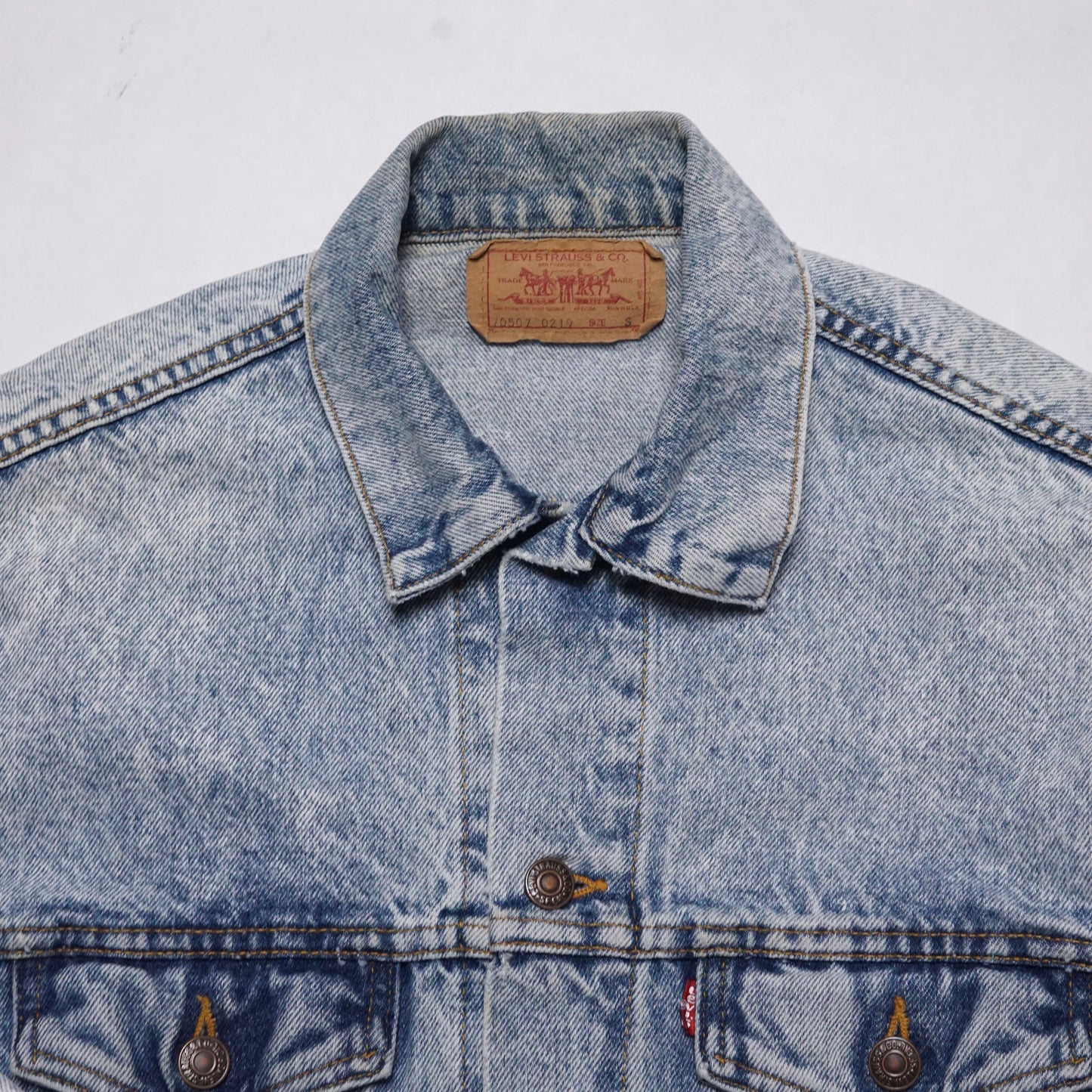 1980s Levi Type 3 Denim Jacket "Patches" Size: S/M