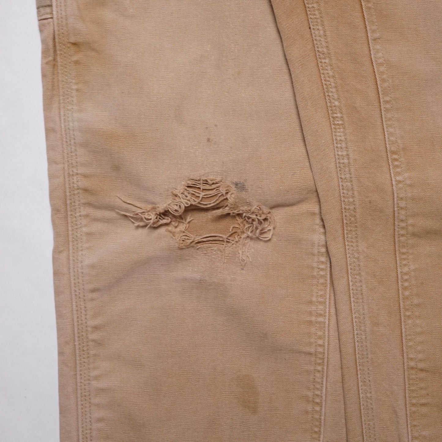 1990s Carhartt Double Knee "Khaki" Size: 35W/32L