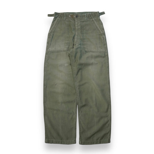 1960s Military OG-107 Fatigue Pant Size: 28W/29L