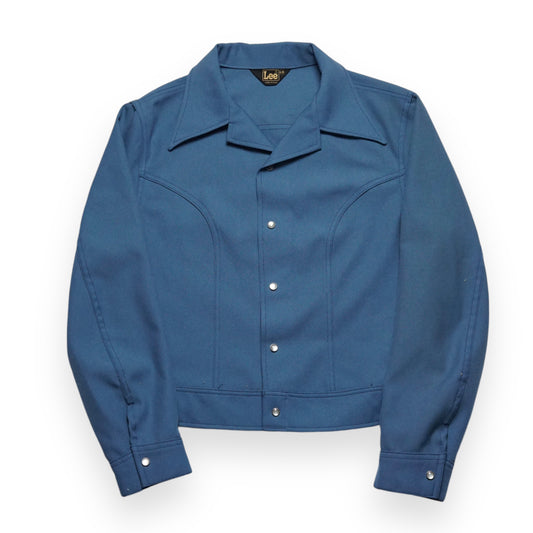 1970s Lee Pearl Snap Jacket "Blue" Size: S/M