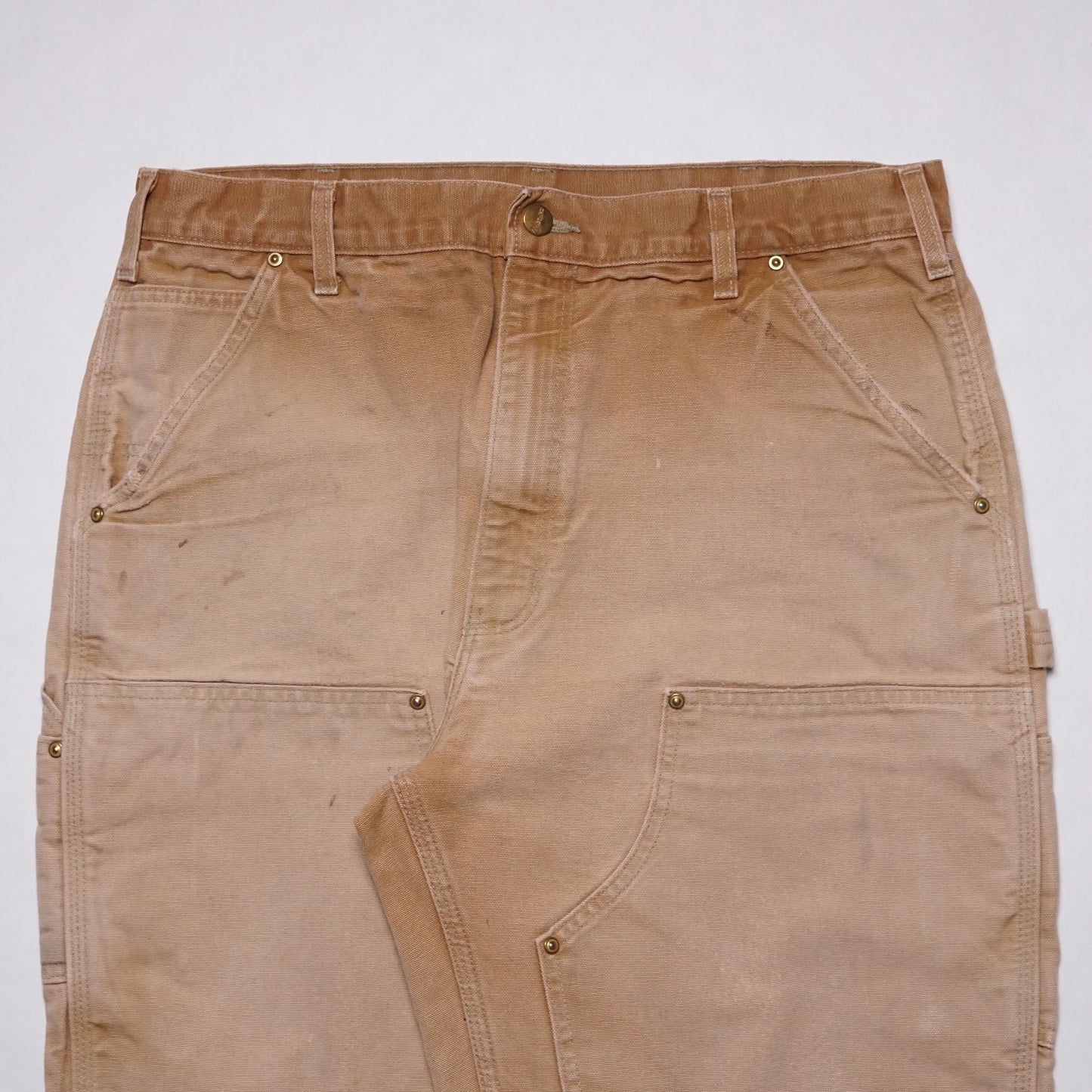 1990s Carhartt Double Knee "Khaki" Size: 35W/32L