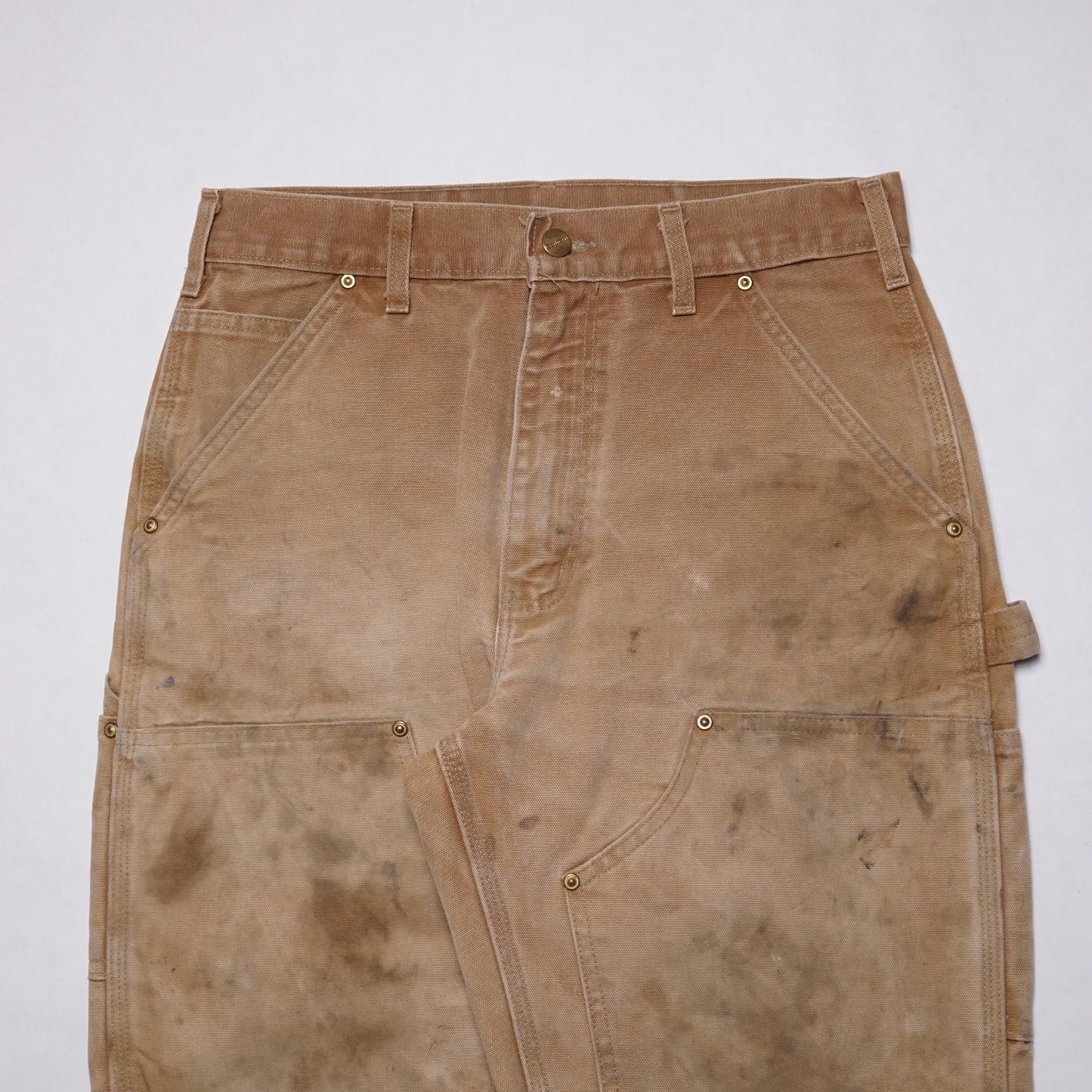 2000s Carhartt Double Knee “Oil Stains” Size: 30W/29L