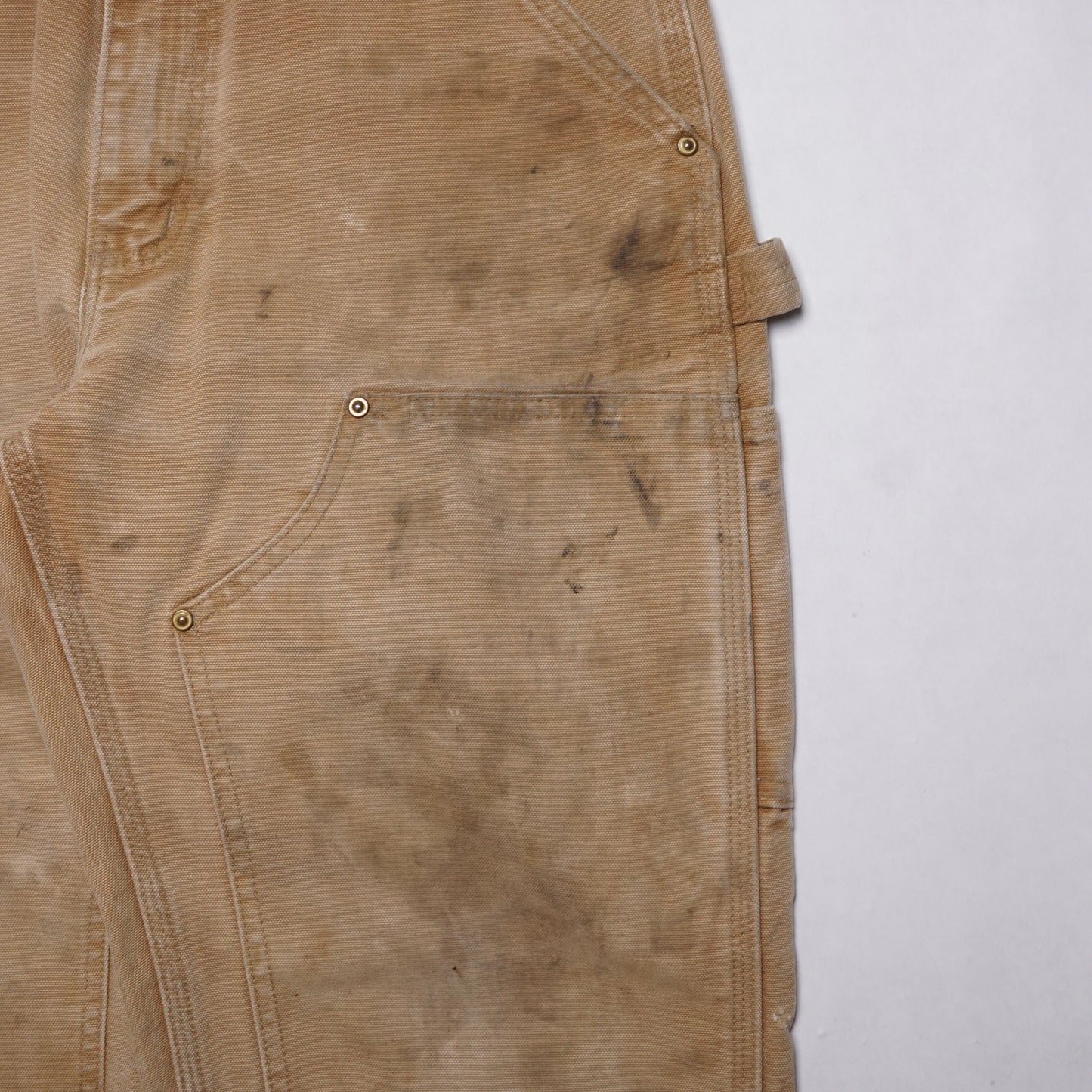 2000s Carhartt Double Knee “Oil Stains” Size: 30W/29L