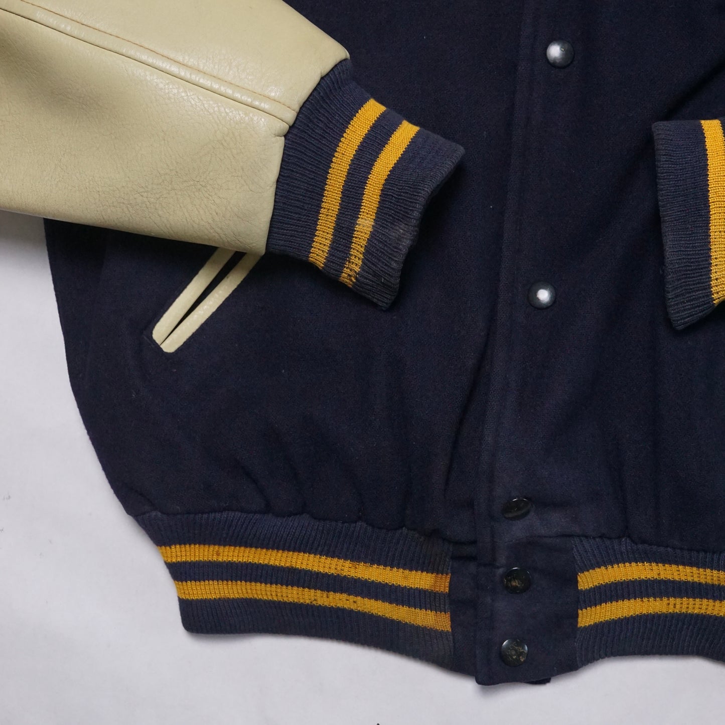 1960s Varsity Letterman Jacket “Navy” Size: L