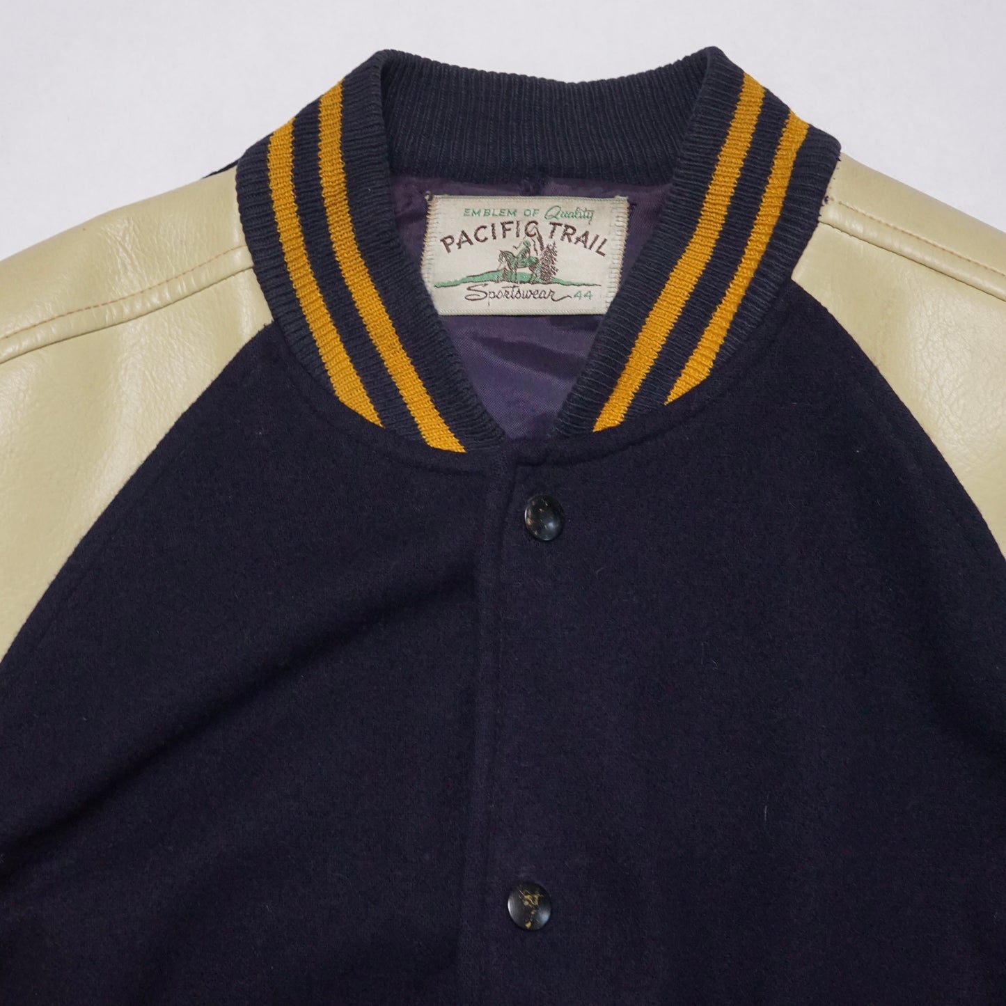 1960s Varsity Letterman Jacket “Navy” Size: L