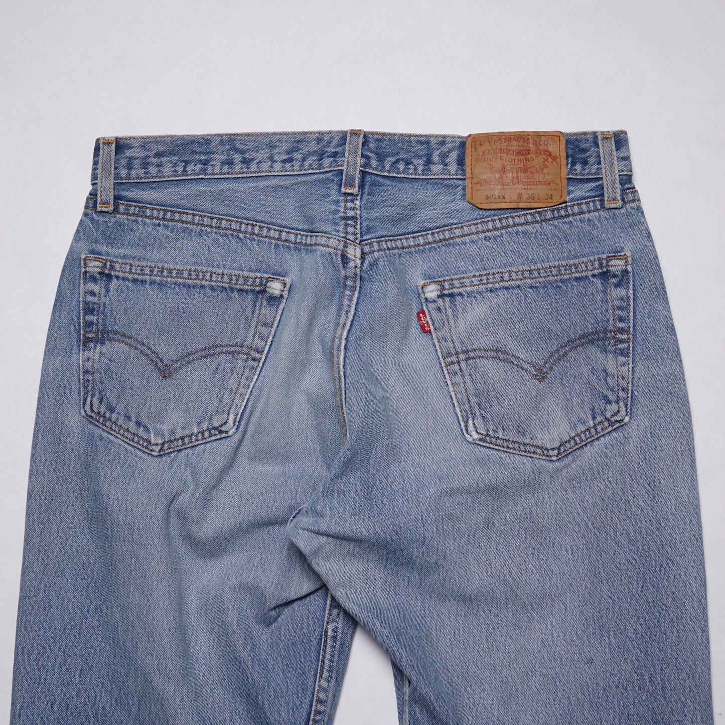 1990s Levi 501 “Distressed” Size: 34W/31L