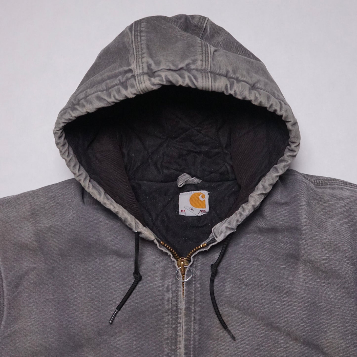 2000s Carhartt Hooded Work Jacket “Grey” Size: L/XL