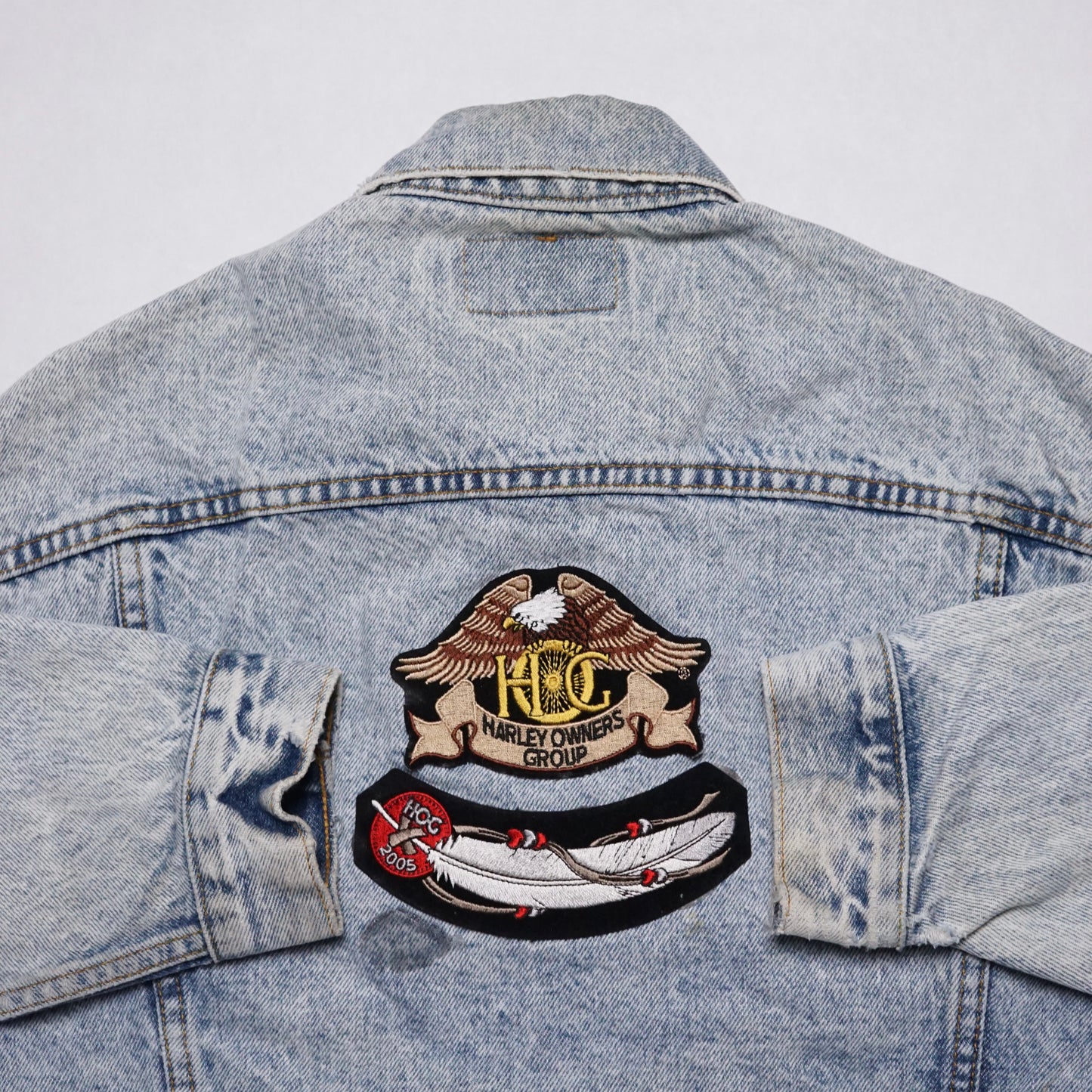 1980s Levi Type 3 Denim Jacket "Patches" Size: S/M