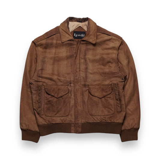 1080s Flight Leather Jacket “Brown” Size: M