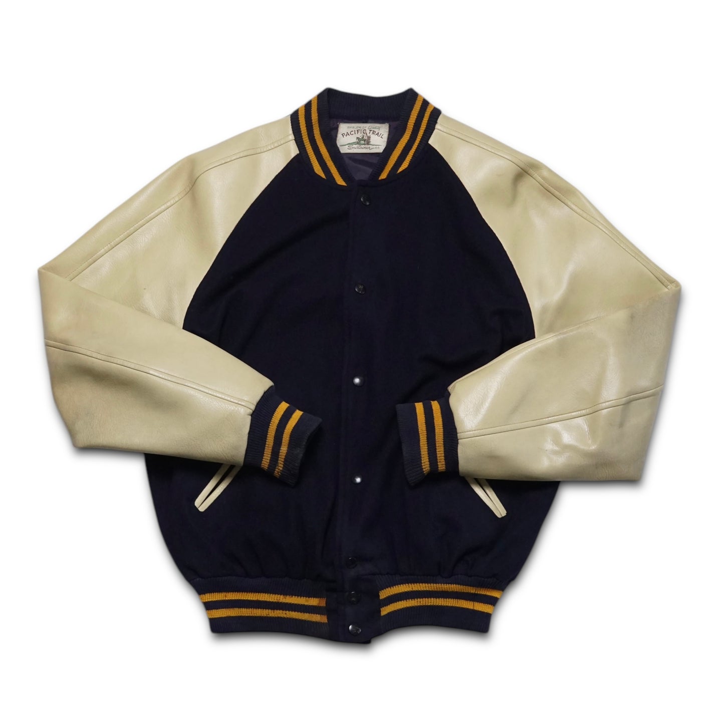 1960s Varsity Letterman Jacket “Navy” Size: L