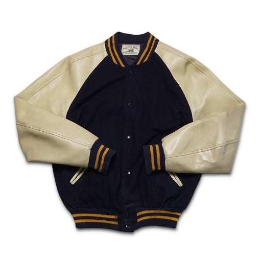 1960s Varsity Letterman Jacket “Navy” Size: L