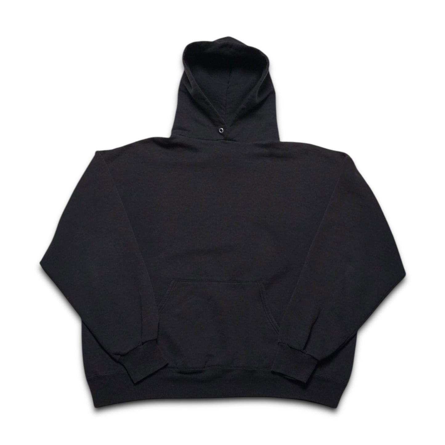 1990s Blank Hoodie “Black” Size: XL