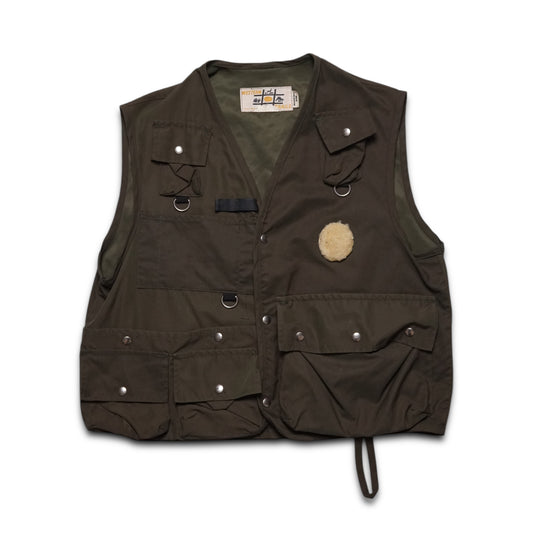 1970s Western Trail Vest “Olive” Size: M