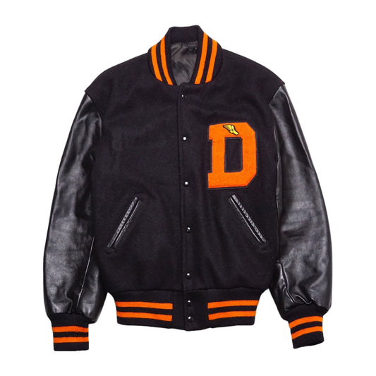 1990s Varsity Letterman Jacket "Dragons" Size: L