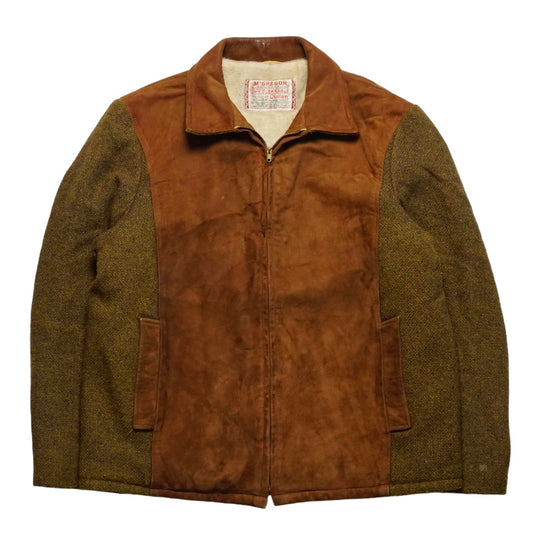 1970s Mcgregor Suede Jacket "Brown" Size: L