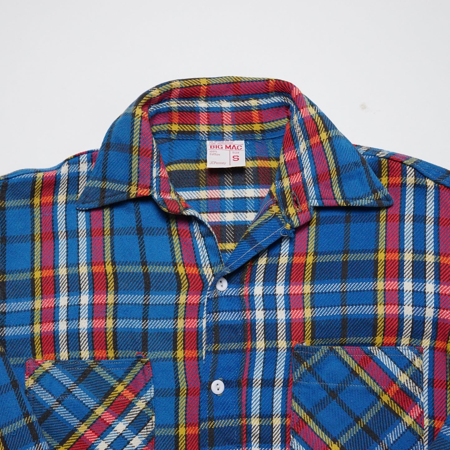 1970s Big Mac Cotton Flannel Size: S