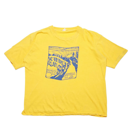 1970s Marathon Run "Yellow" Size: M