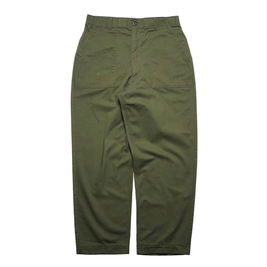 1970s Military OG-507 Fatigue Pant Size: 34W/29L