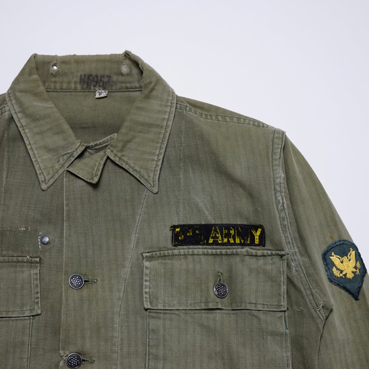 1940s Military Herringbone Twill Size: M