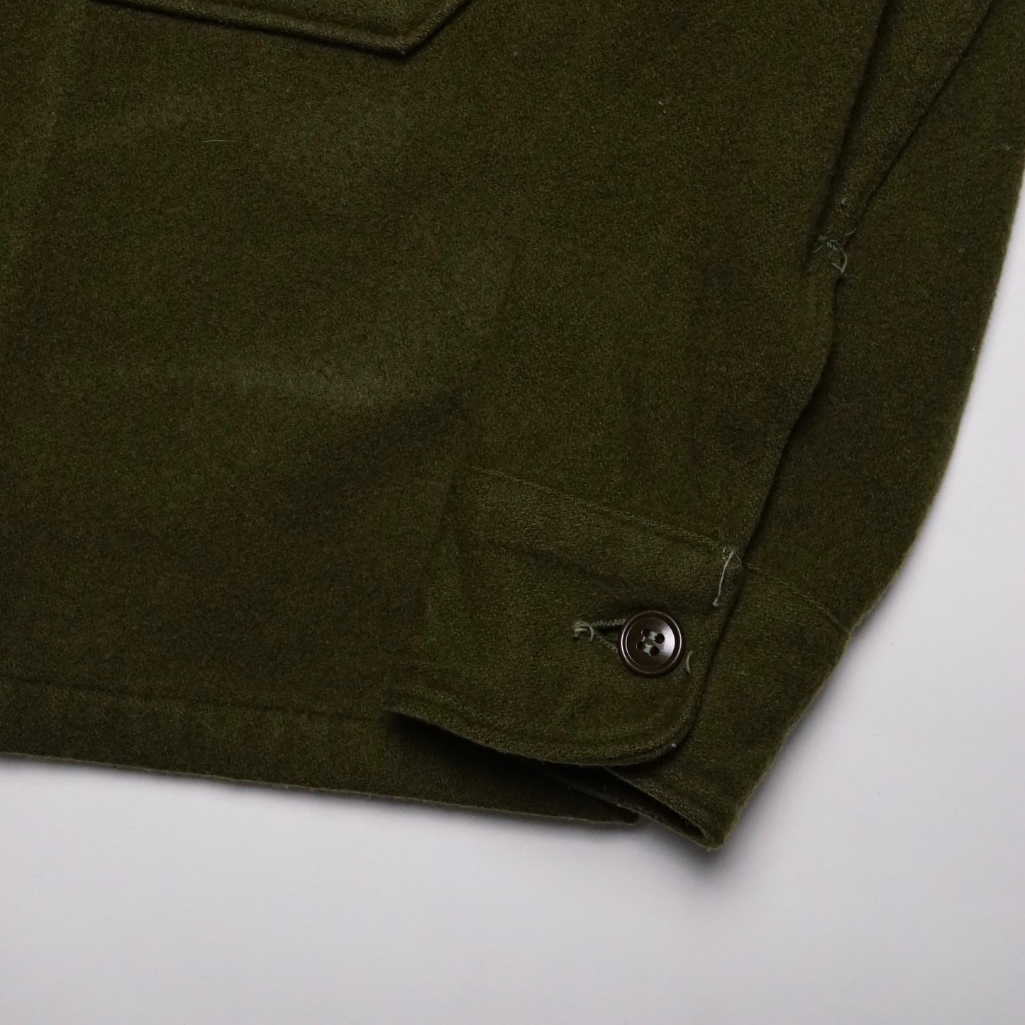 1960s Military Wool Over Shirt Size: M/L