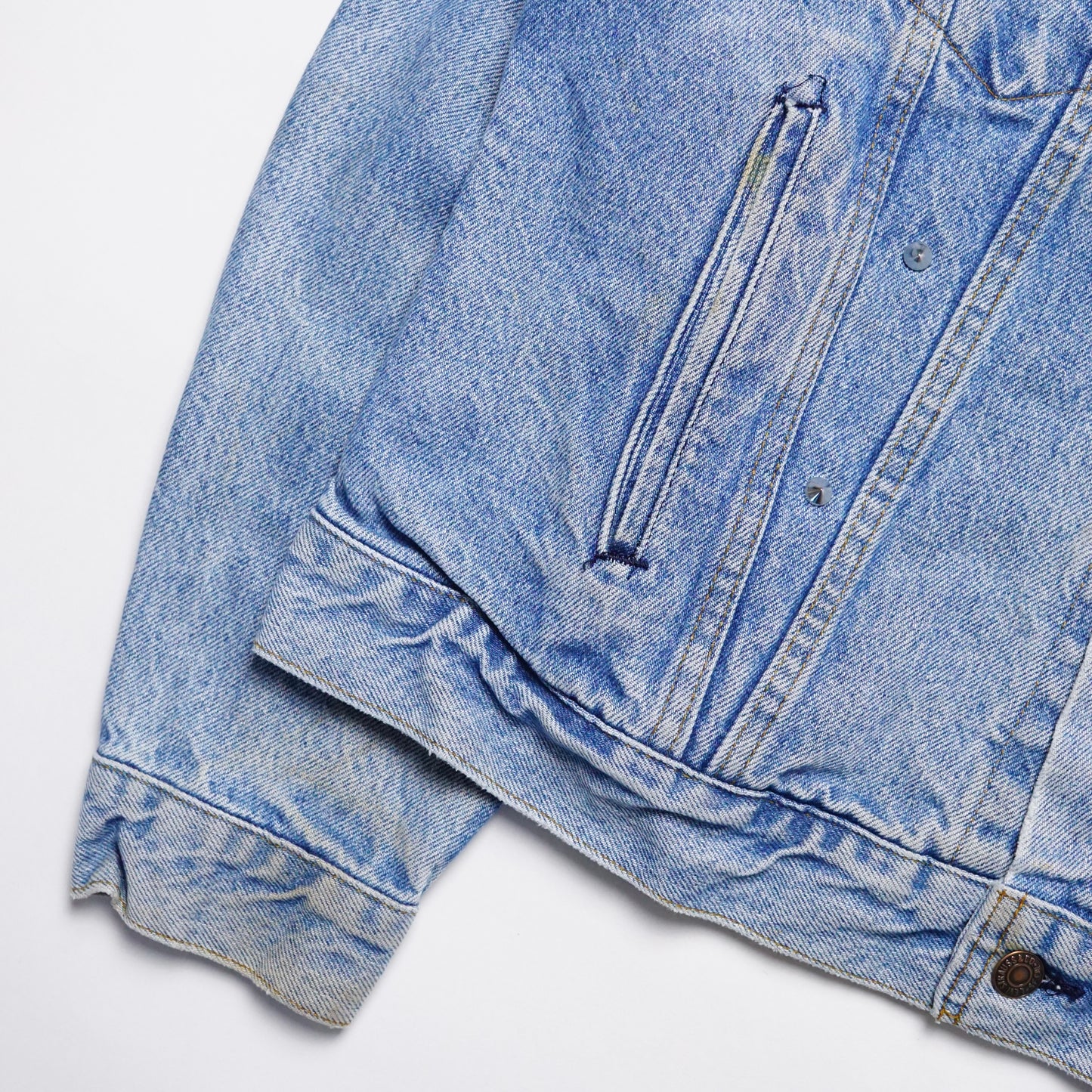 1980s Levi Type 3 Denim Jacket "Studded" Size: M