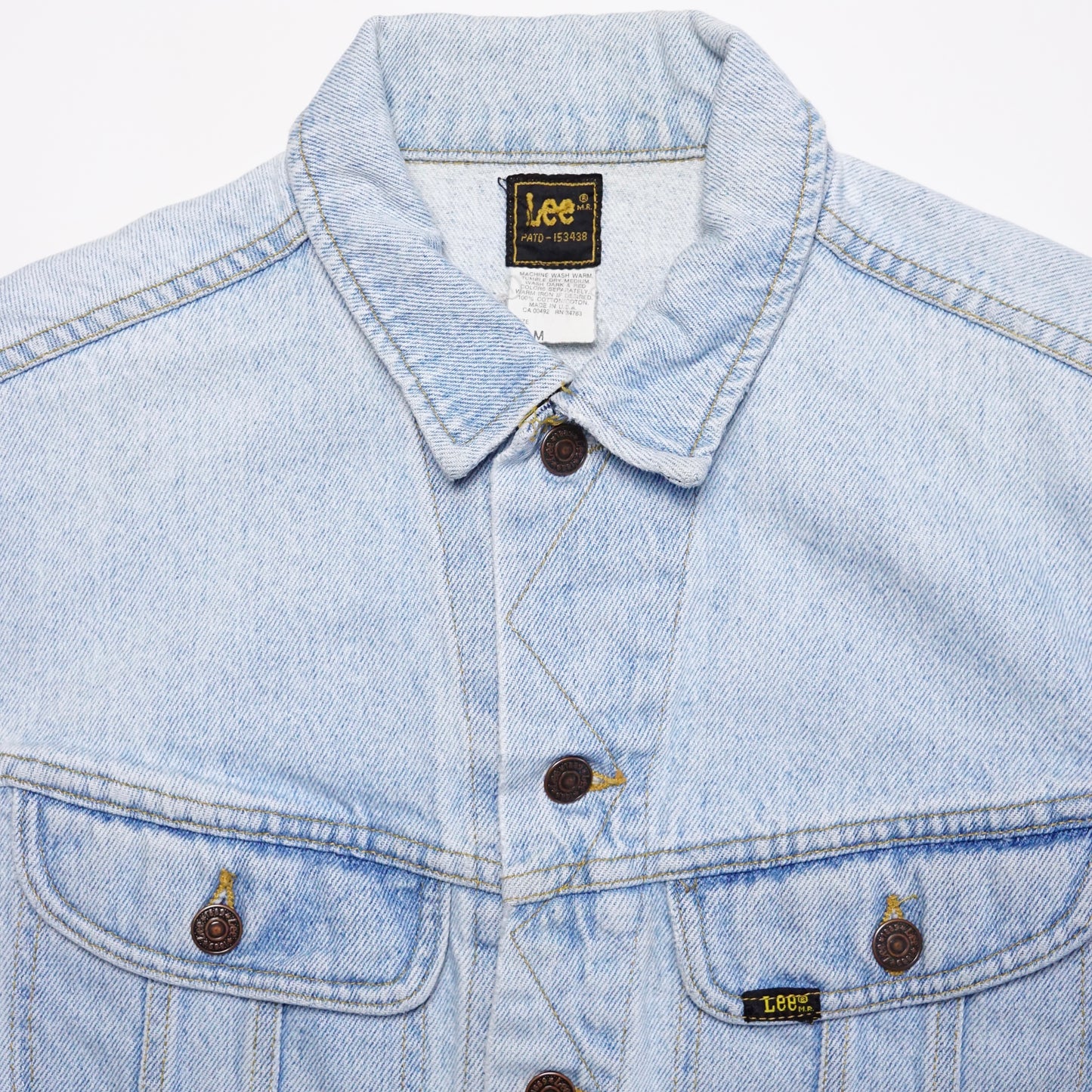 1980s Lee 101-J Denim Jacket "Light wash" Size: M/L