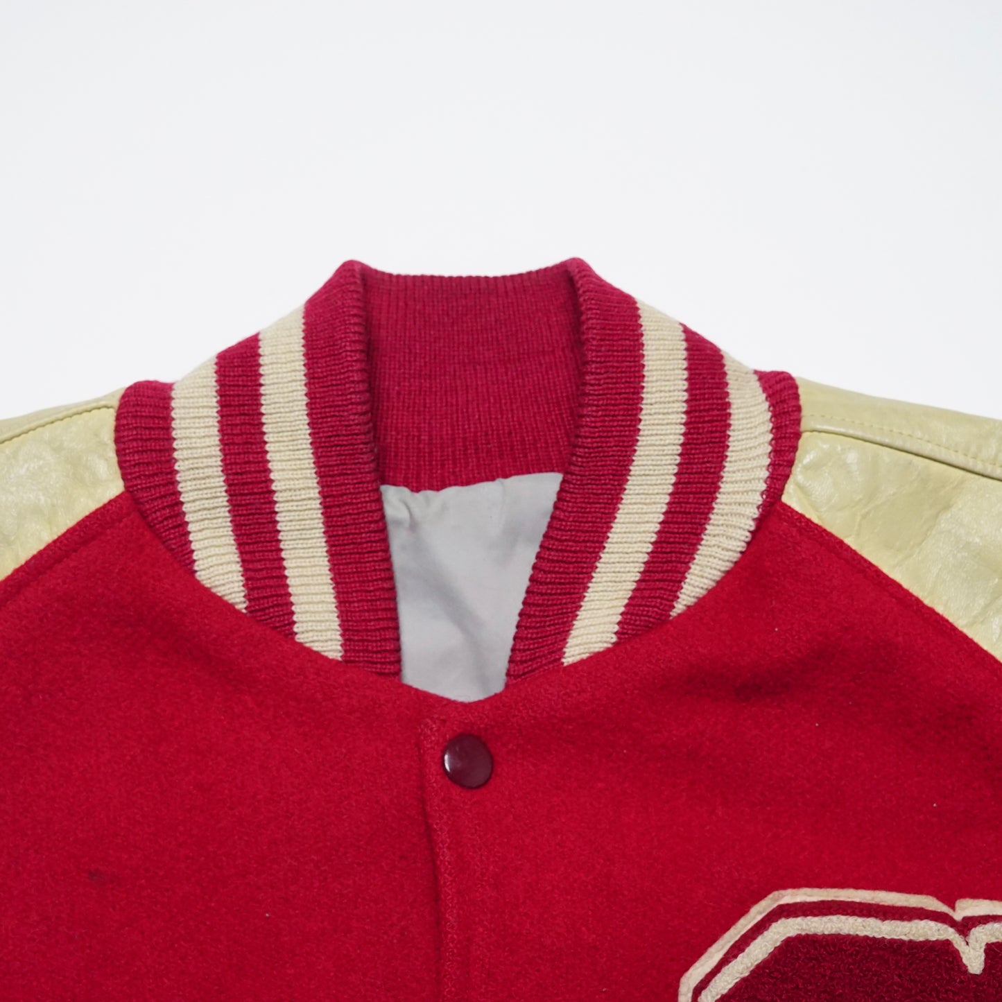 1980s Varsity Letterman Jacket "Wesco" Size: L