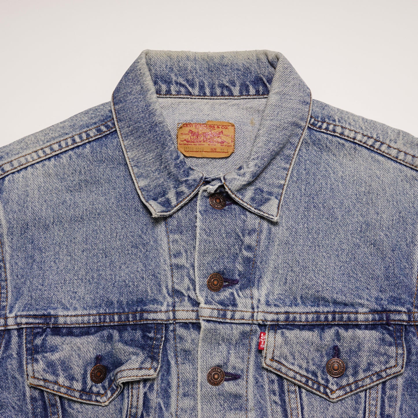 1980s Levi Type 3 Denim Jacket Size: M