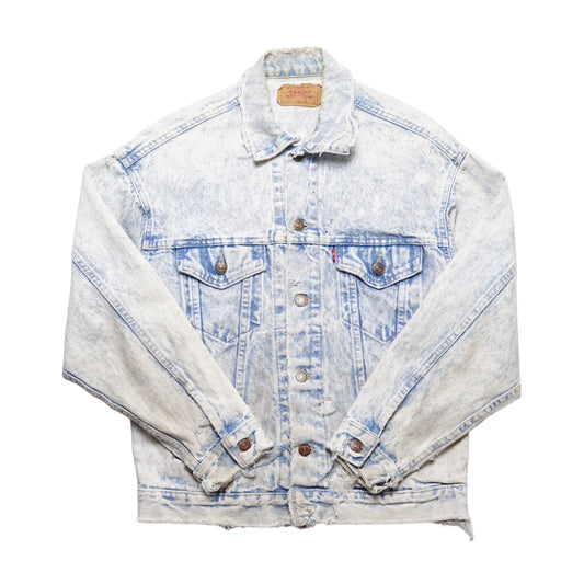 1980s Levi Type 3 Denim Jacket "Acid" Size: S/M