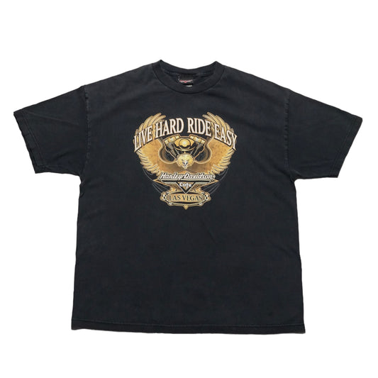 2000s Harley Davidson "Live Hard" Size: L/XL