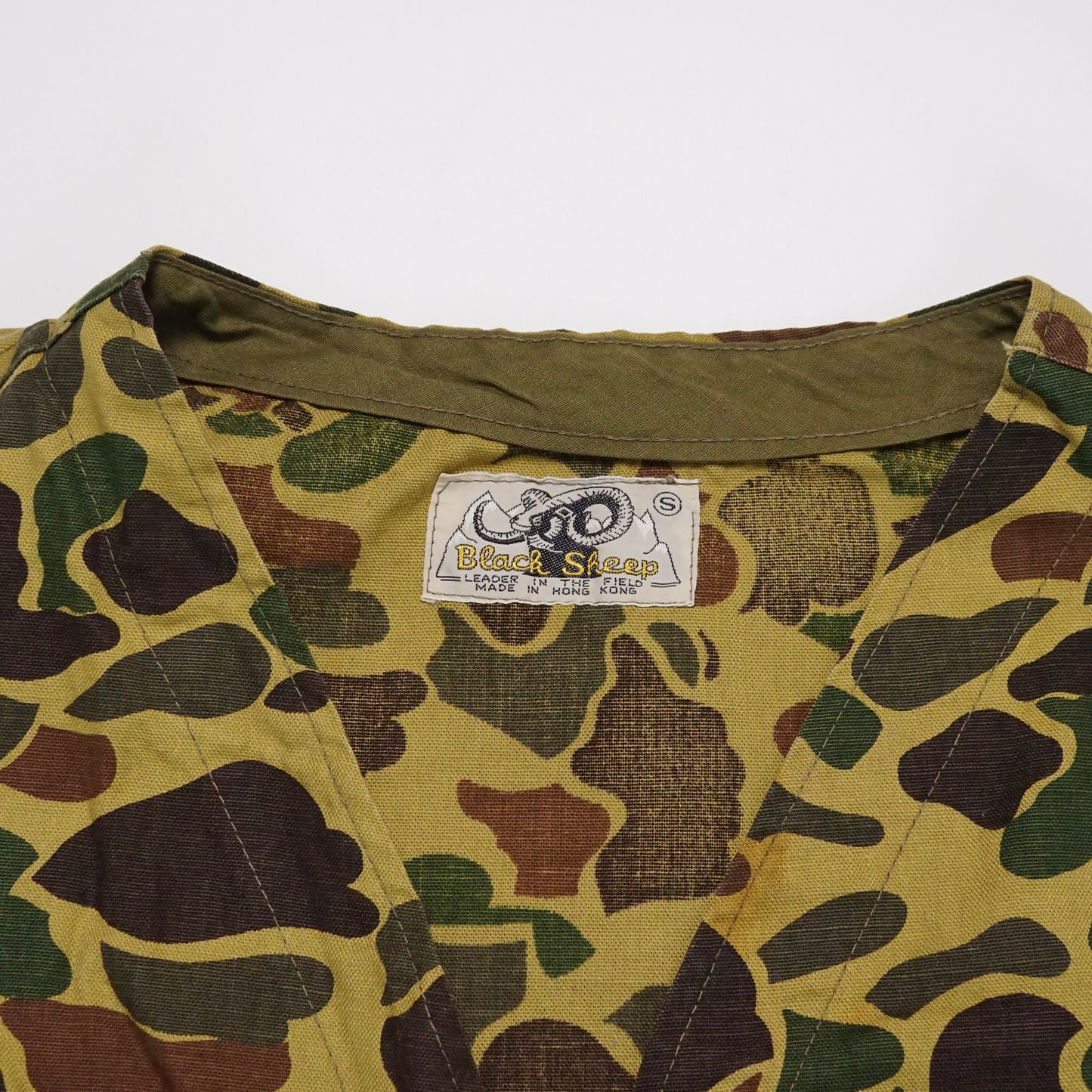 1970s Hunting Vest "Camo" Size: S