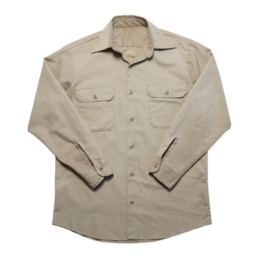 1970s Sears Over Shirt "Khaki" Size: L