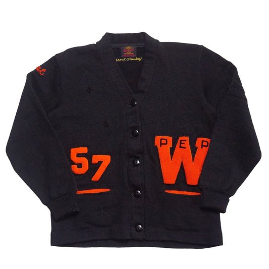 1950s Varsity Letterman Cardigan Size: S/M