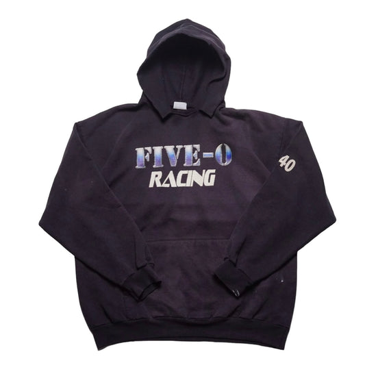 2000s Five O Racing Hoodie "Grey" Size: XL