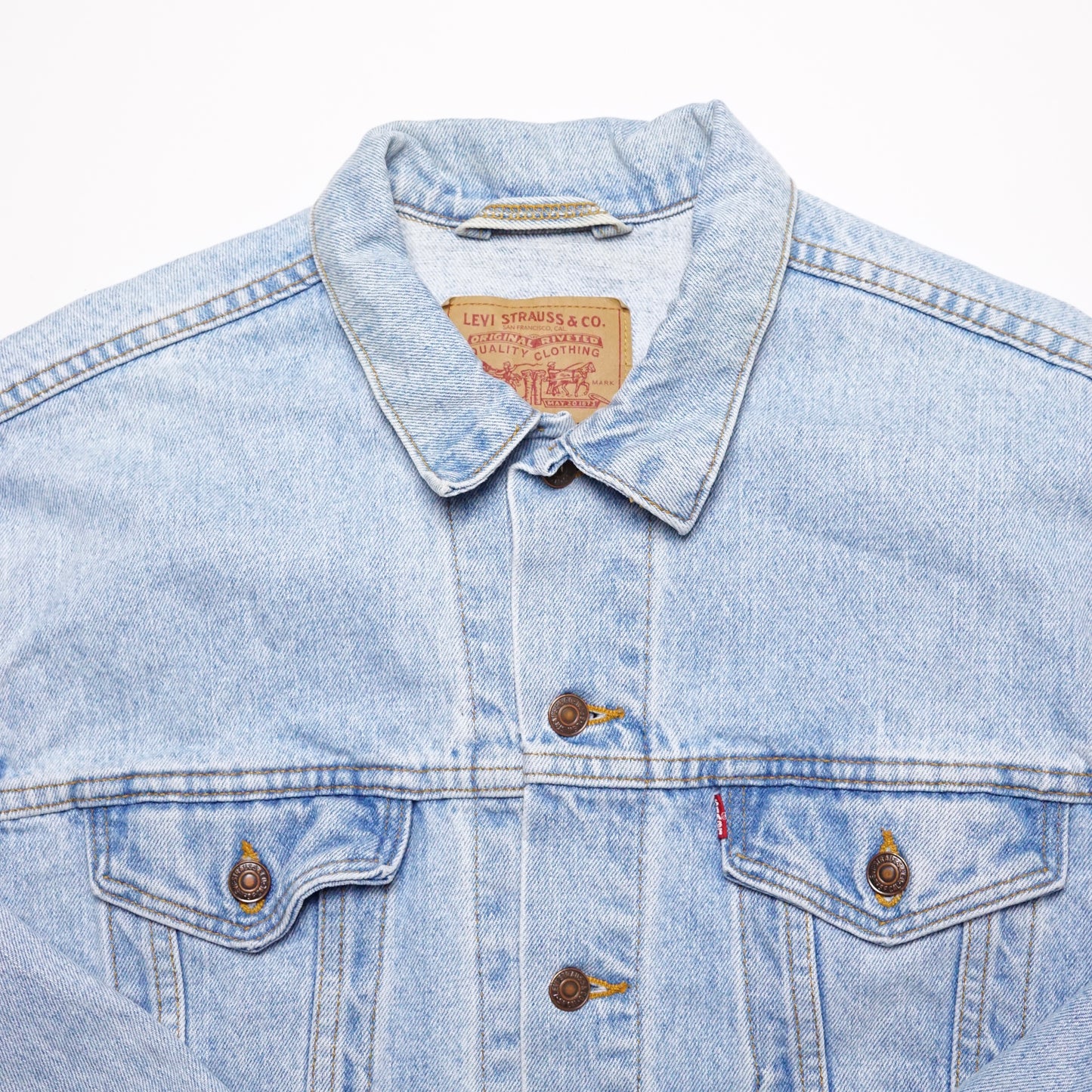 1990s Levi Type 3 Denim Jacket Size: L/XL